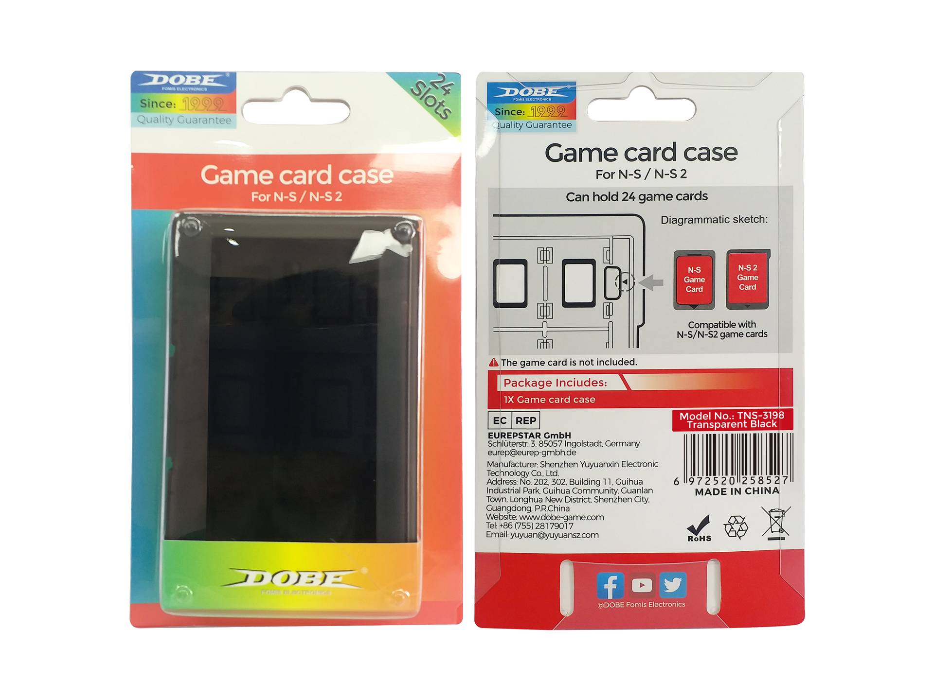 Switch2 Game Card Case - 24 Spiele sicher aufbewahren