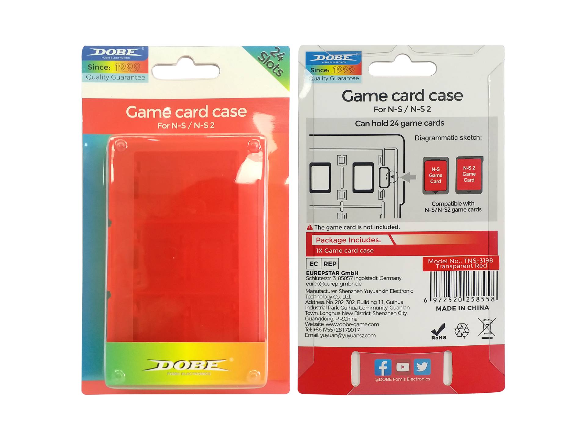 Switch2 Game Card Case - 24 Spiele sicher aufbewahren
