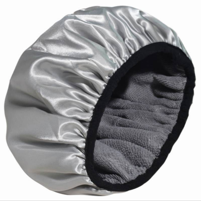 3-in-1 Schnelltrocknender Haarwickel Duschhaube Grey