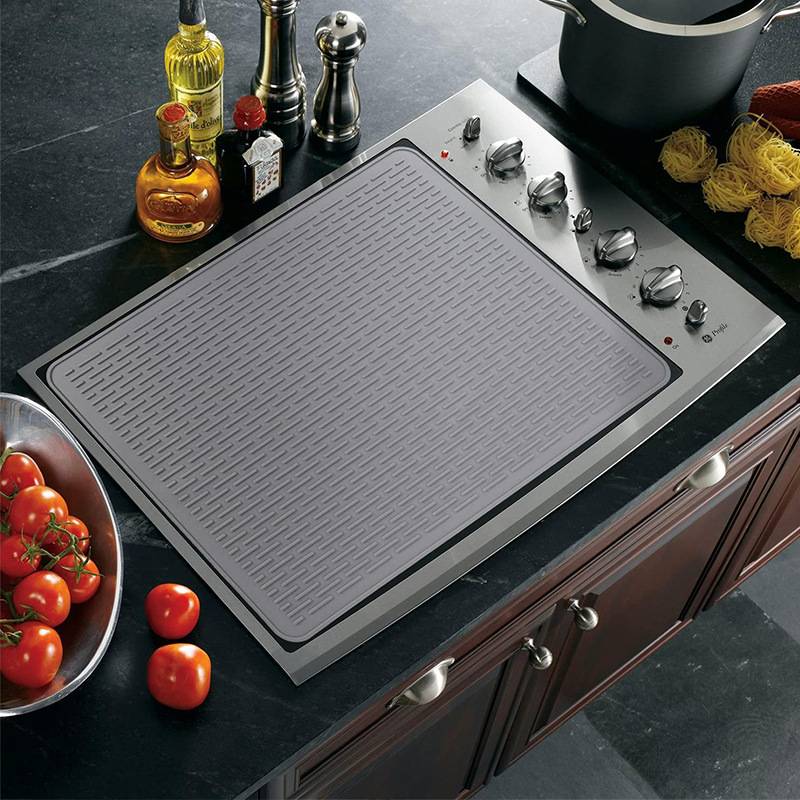 Silikon-Herd-Abdeckplatte - 28x20 Zoll Black
