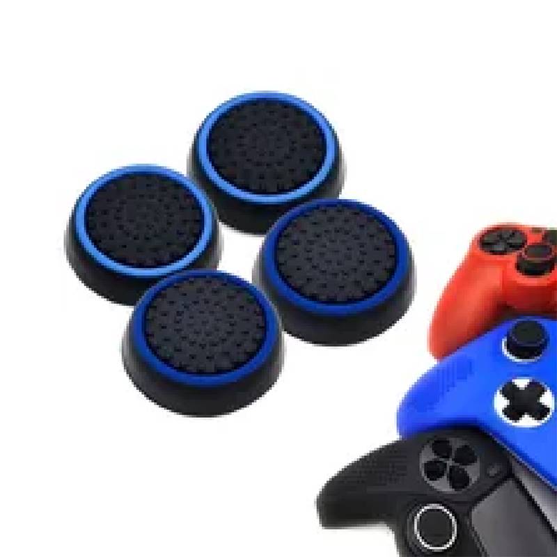 Leuchtende Silikon-Daumengriffkappen für Gaming-Controller (4er-Pack)