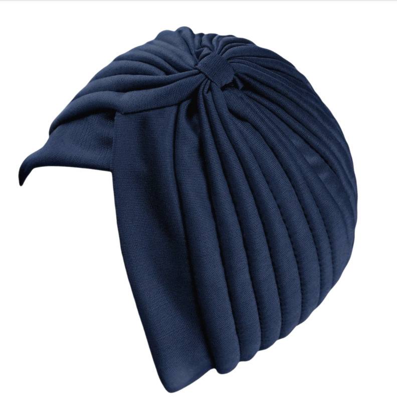 Chemo-Kopfbedeckung, weiche Beanie-Mütze für Krebspatienten NavyBlue