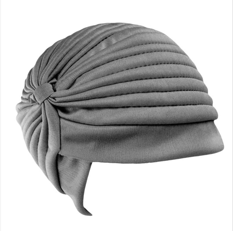 Chemo-Kopfbedeckung, weiche Beanie-Mütze für Krebspatienten DarkGrey