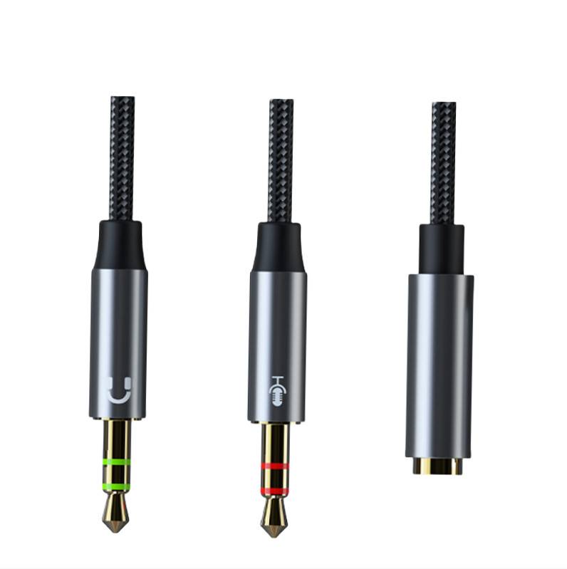 CB01 Kopfhörer- und Mikrofon-Splitter-Adapter-Audiokabel Modell 3