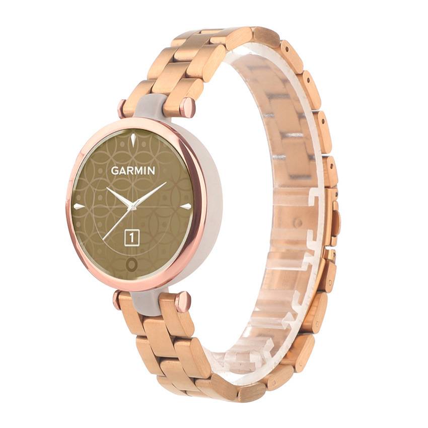 Uhrenarmband aus Edelstahl für Garmin Lily 3 Gold