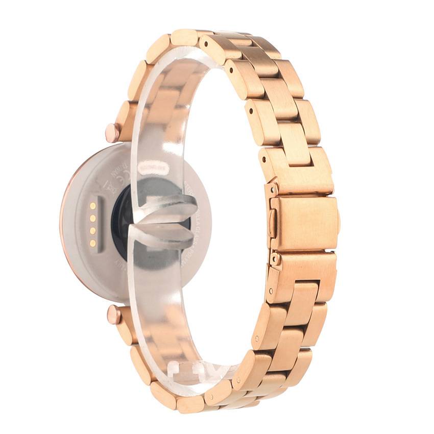 Uhrenarmband aus Edelstahl für Garmin Lily 3 Gold