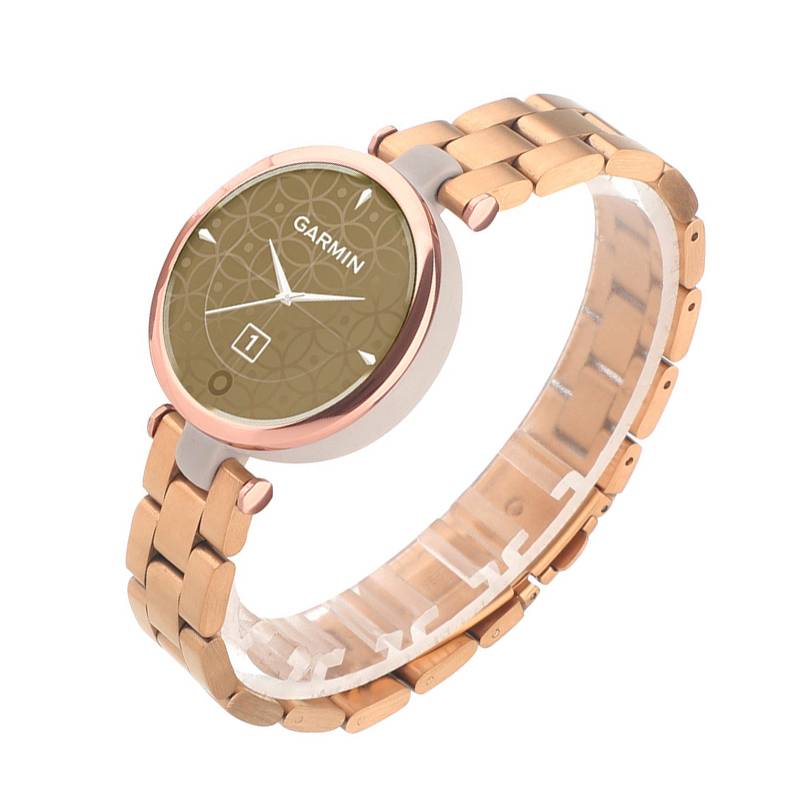 Uhrenarmband aus Edelstahl für Garmin Lily 3 Gold