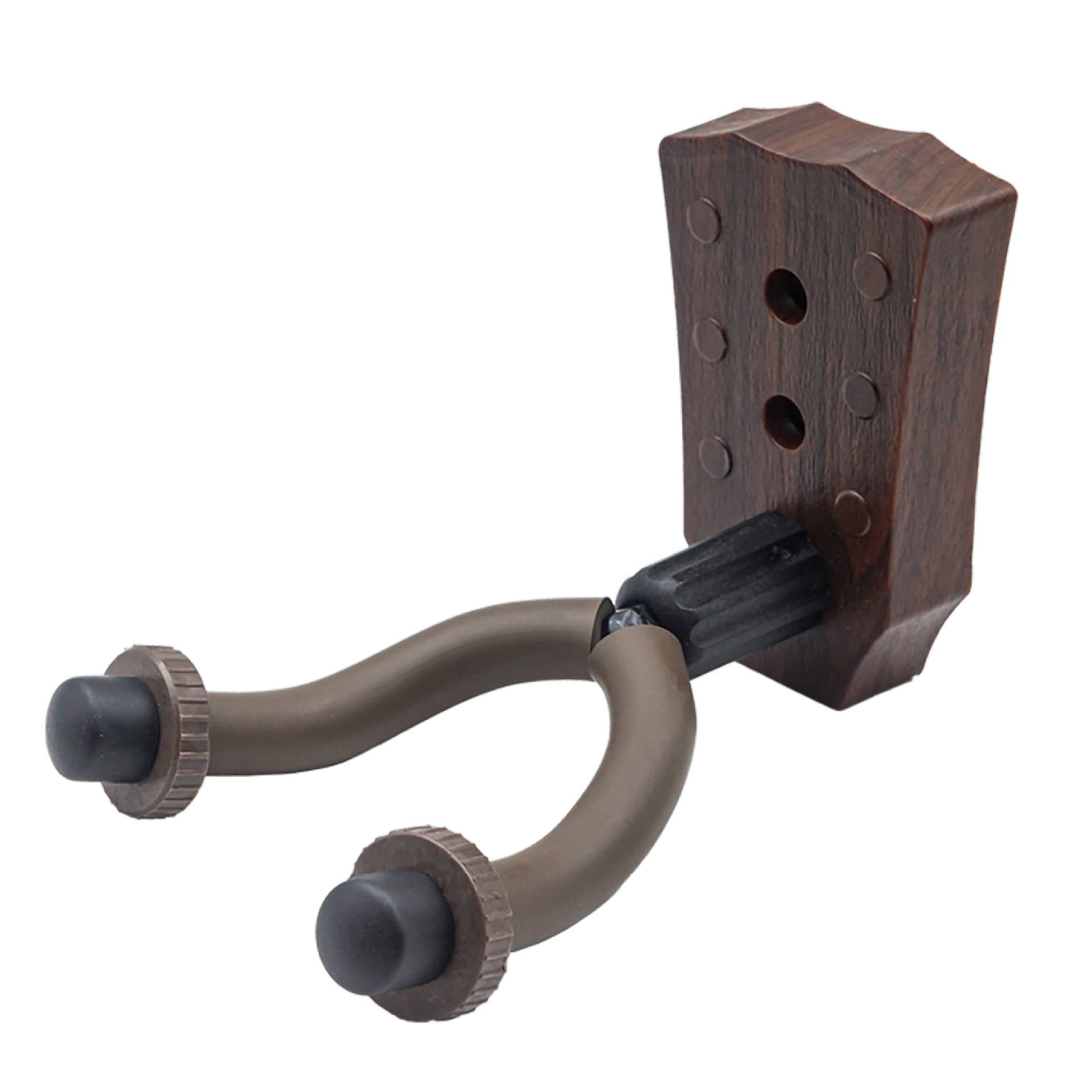 Akustikgitarren-Wandhalterung - 2er-Pack, Holzmaserung Modell 2