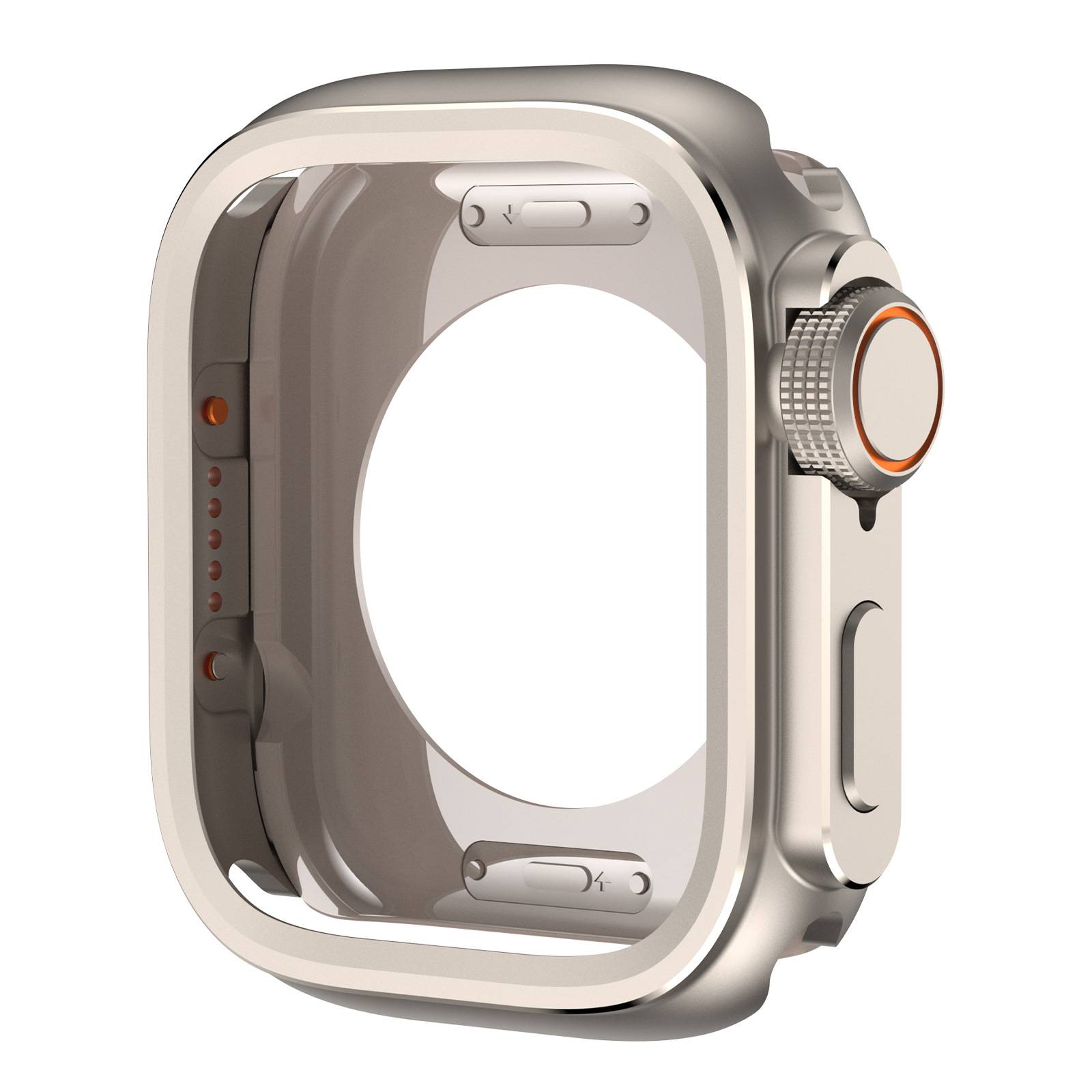 Robuste Metallhülle für Apple Watch Series 10 46mm Silver