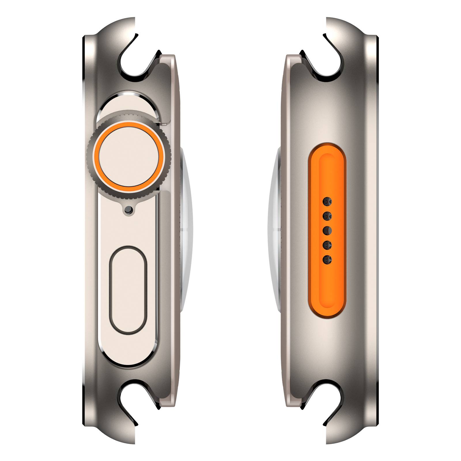 Robuste Metallhülle für Apple Watch Series 10 46mm Silver