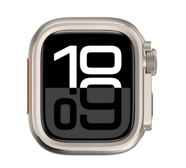 Robuste Metallhülle für Apple Watch Series 10 46mm Silver