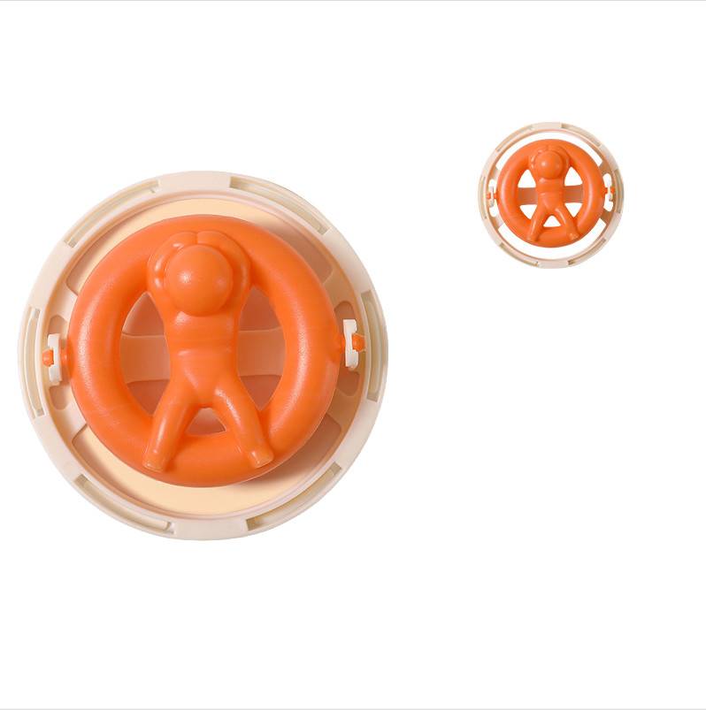 Waschmaschinen-Filtersack-Set mit 2 Stück - Fussel- und Haarentferner Orange