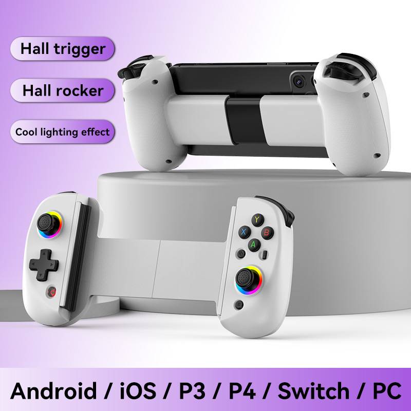 D8 Kabelloses, dehnbares Gamepad für Telefone und Tablets White