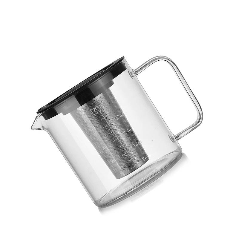 1200ML Gerade Körper Glas Cold Brew Kaffeebereiter