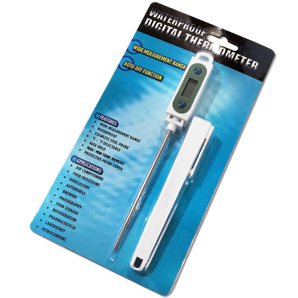 Digitales Lebensmittelthermometer für die Küche White