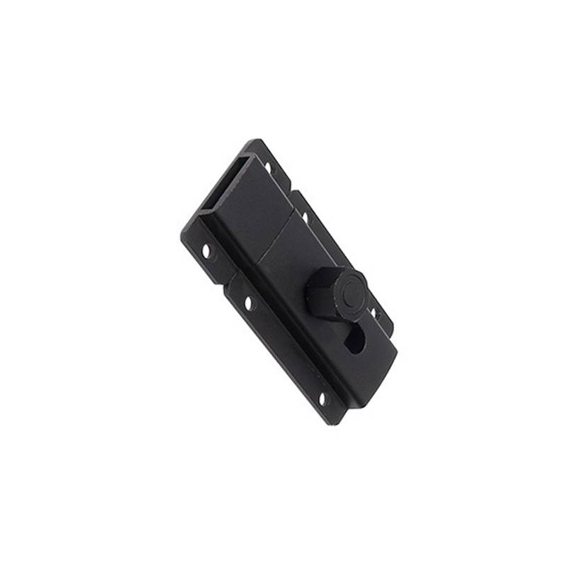 Türriegel aus Aluminiumlegierung - Korrosionsbeständigkeit Black 80 mm
