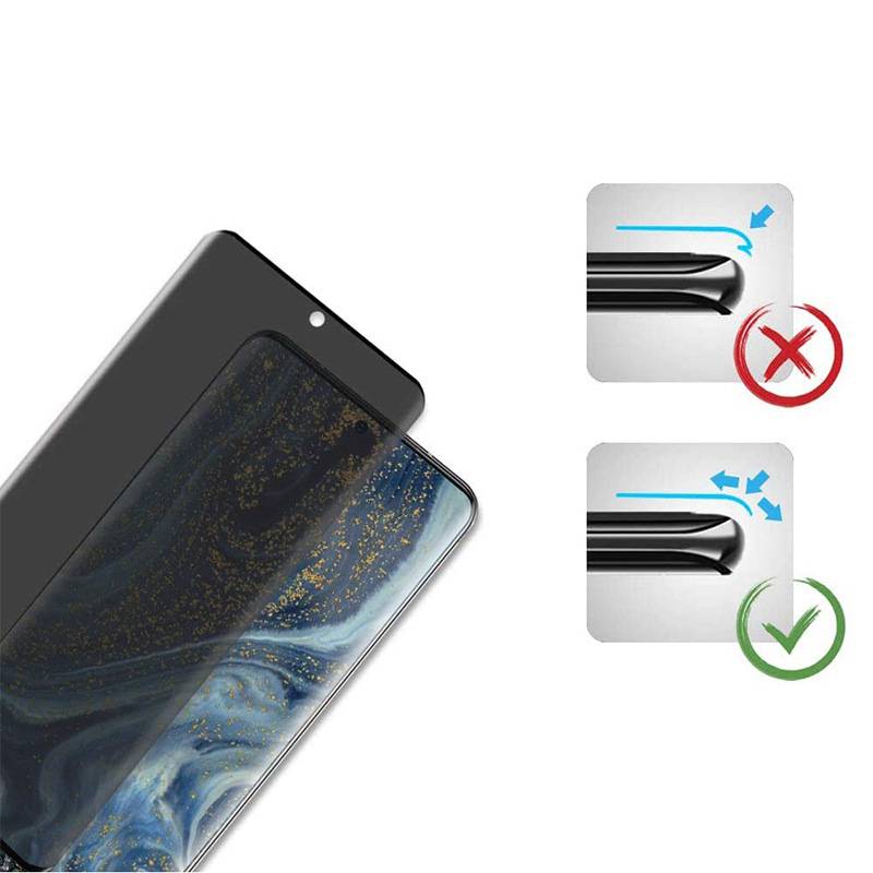 Sichtschutz-Panzerglas für Realme 14 Pro