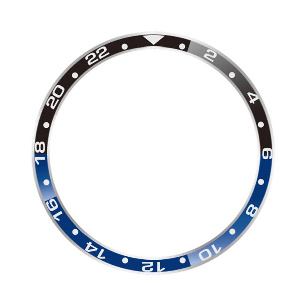 Stilvolle Lünette für Xiaomi Watch S3/S4 Blue+Black