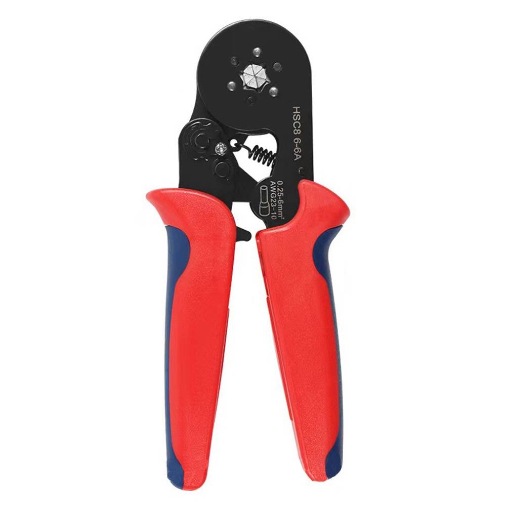 Crimpzange: PP+PP+Eisen, 17.5cm, Mehrfarbig, für sichere Verbindungen