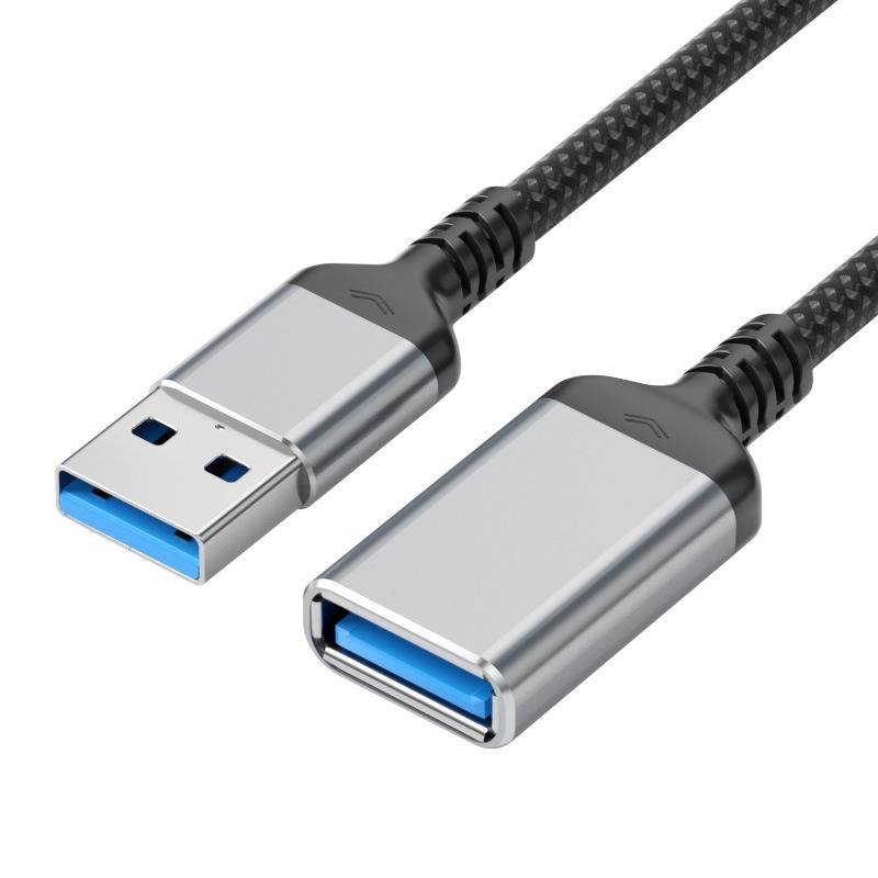 USB 3.0 A Stecker auf Buchse Verlängerungskabel – Nylon geflochten, schnelle Datenübertragung 2 m