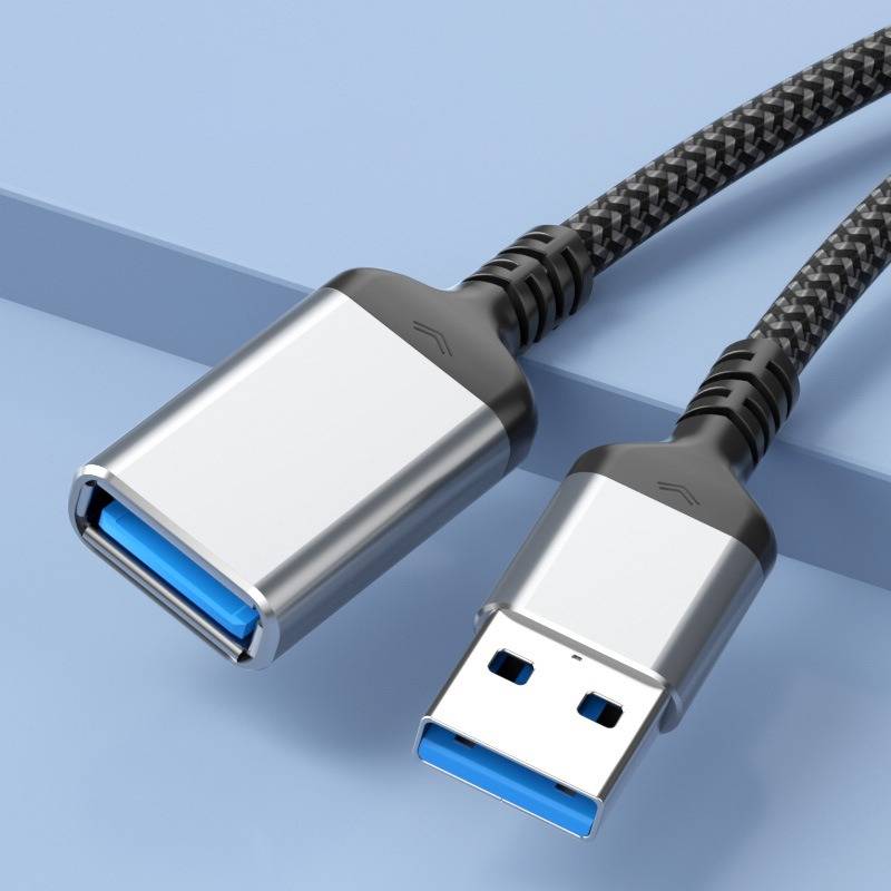 USB 3.0 A Stecker auf Buchse Verlängerungskabel – Nylon geflochten, schnelle Datenübertragung 2 m
