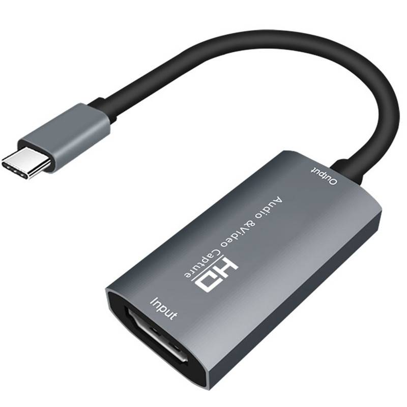 Videoaufnahmekarte 4K / USB-C zu HDMI-kompatibler Adapter