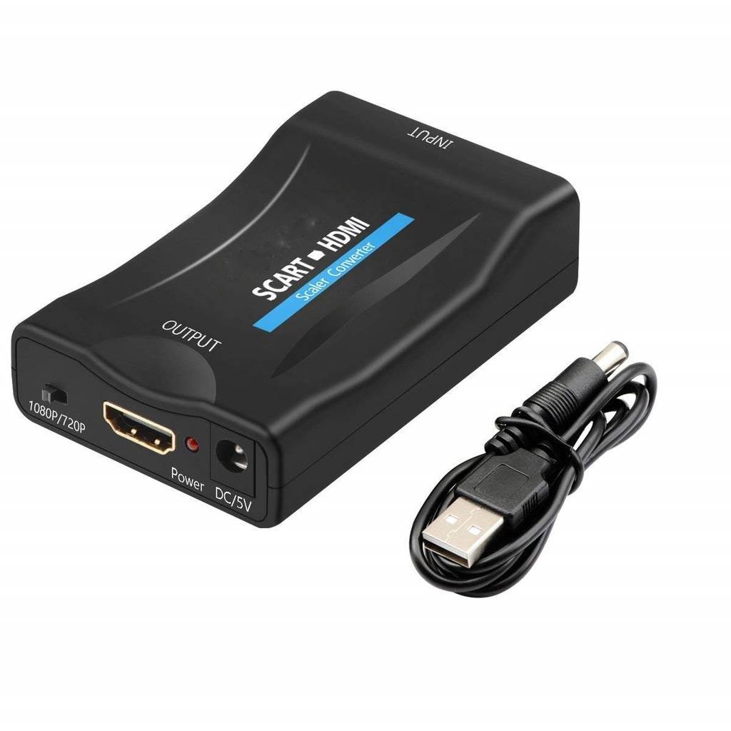 Scart zu HDMI Konverter Wandler 1080p