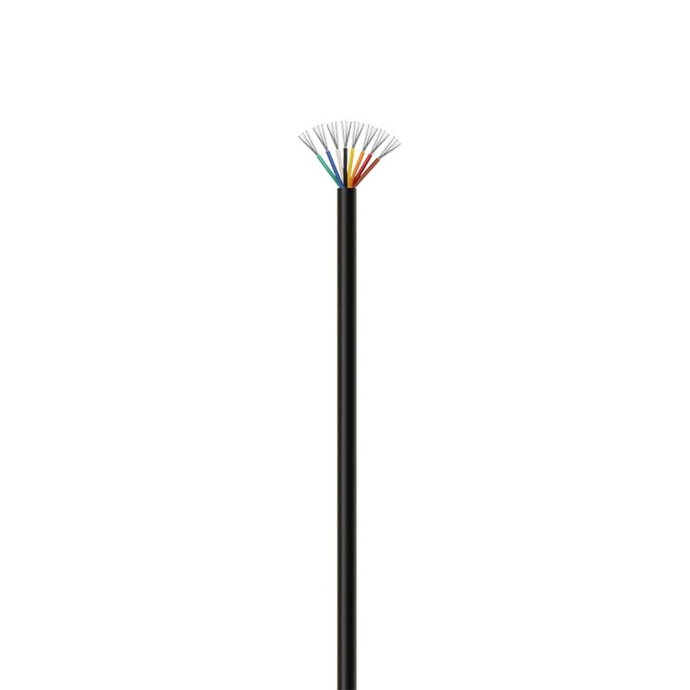 Schwarzes UL2464 20AWG 8-adriges Multi-Core-Kabel - 1 Meter für elektronische Geräte
