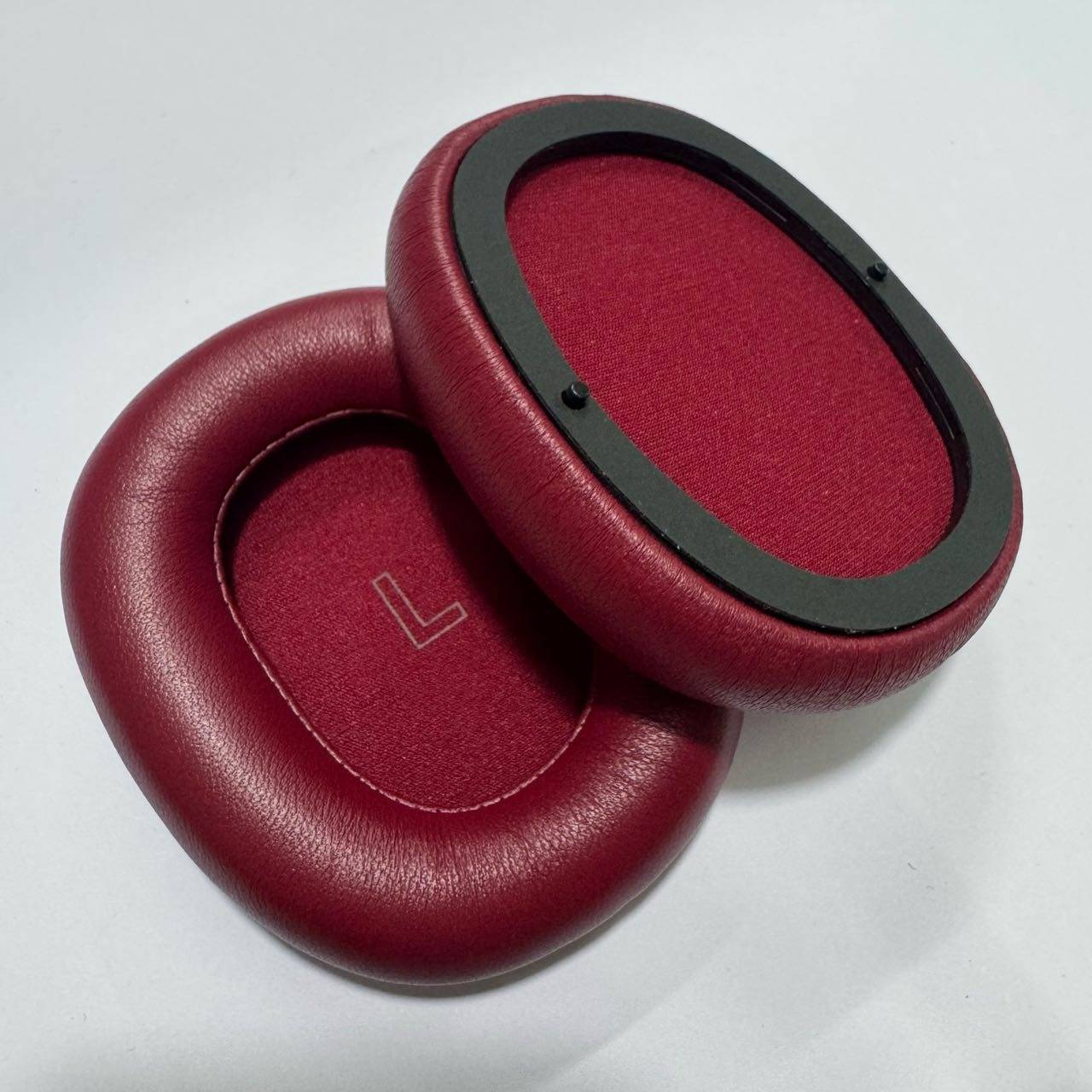 Ersatz-Ohrpolster kompatibel mit Bang & Olufsen Beoplay H95 Kopfhörern - Premium Schafsleder Red