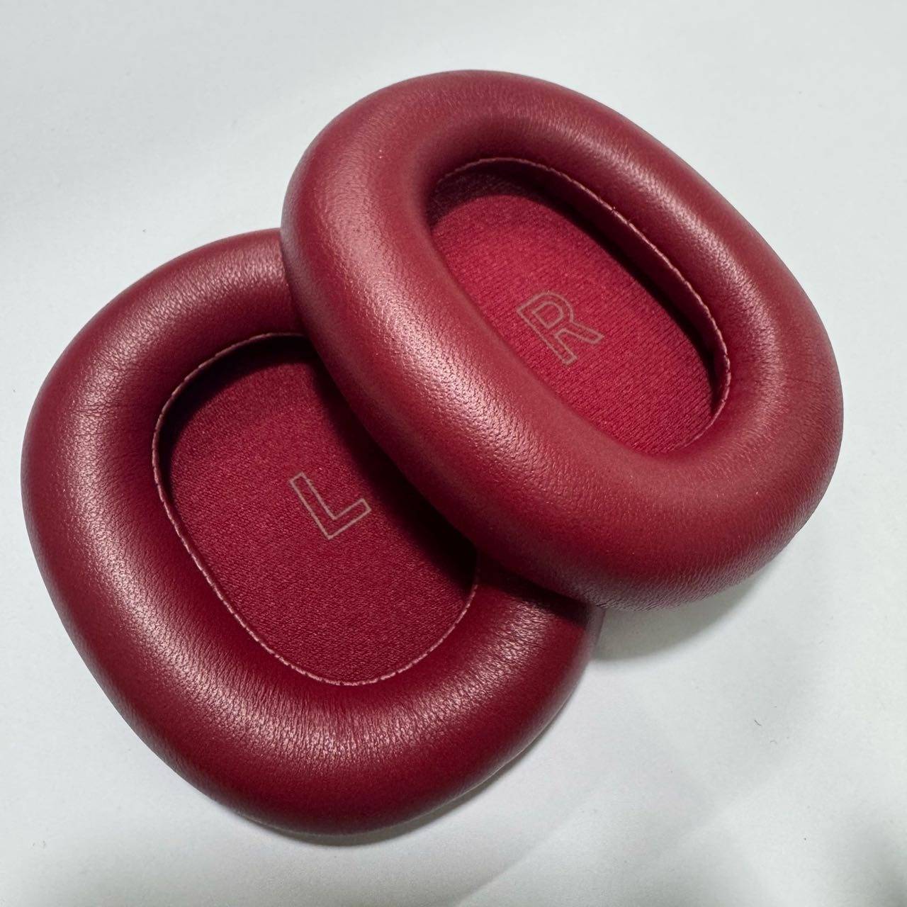 Ersatz-Ohrpolster kompatibel mit Bang & Olufsen Beoplay H95 Kopfhörern - Premium Schafsleder Red