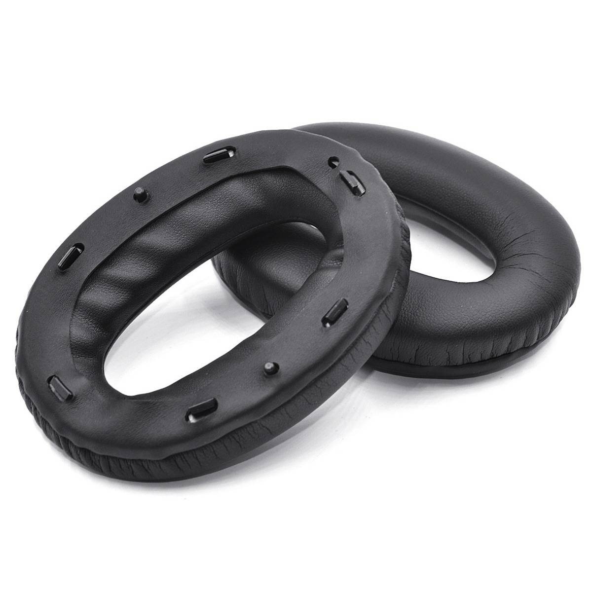 Ersatz-Ohrpolster und Kopfband-Set kompatibel mit Sony WH-1000XM2 / MDR-1000X - Reparaturteile Black