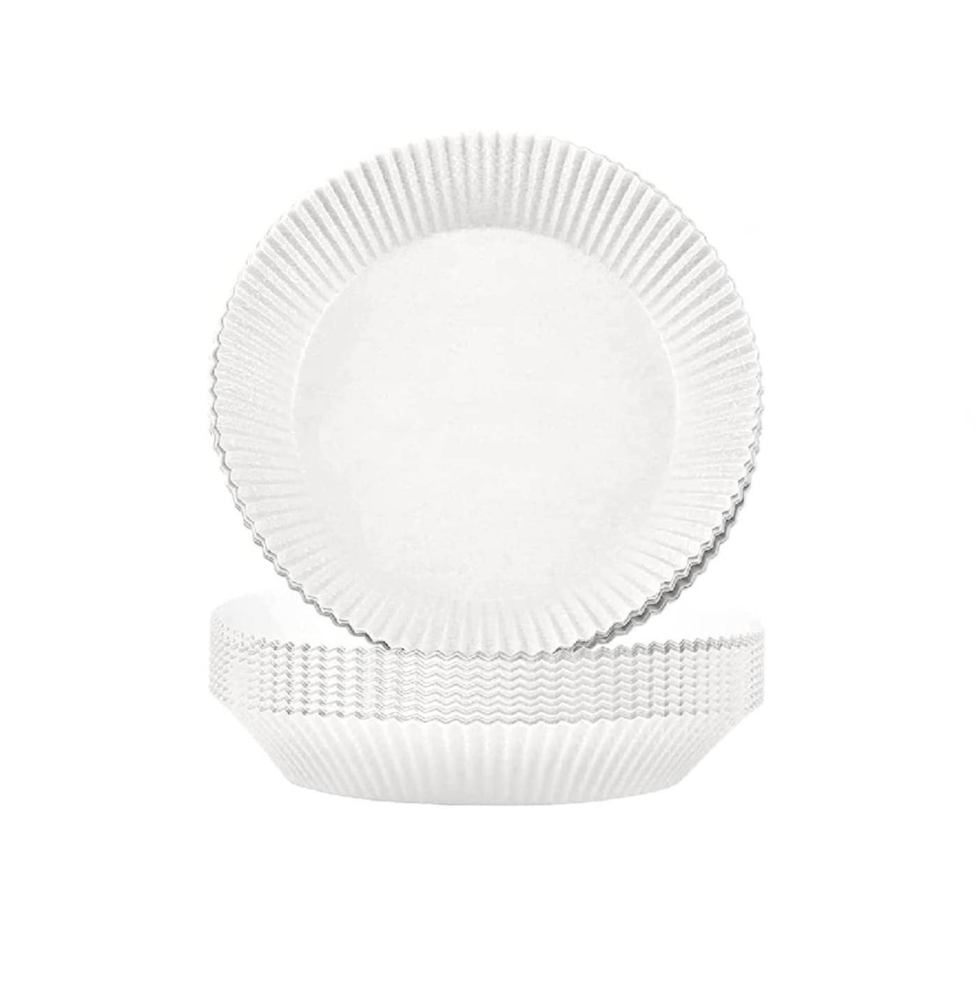 Air Fryer Einwegpapier für Fritteuse Weiß 16 cm 50 Stk