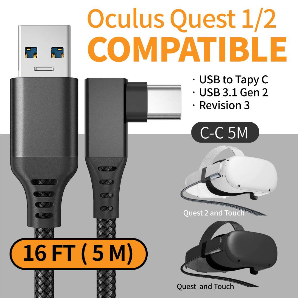 Verbindungskabel Oculus Quest 2 USB-C / USB-A 5 m