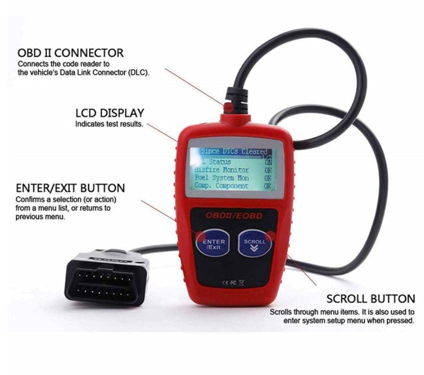 OBD2 Diagnosegerät Werkzeuge, OBDII-Autocodeleser Automatische Diagnose
