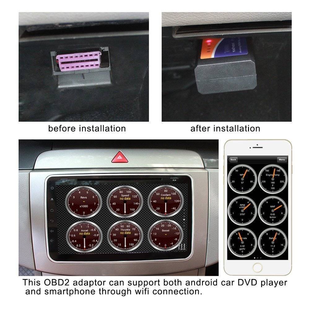 OBD II Fehlercode Diagnosegerät für iOS/Apple - WiFi