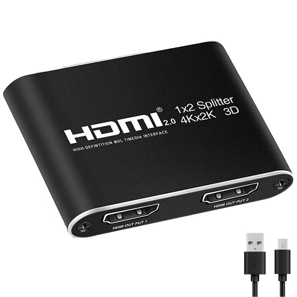HDMI-Splitter 1x2, HDMI Verstärker, Verlängerung, 3D 1080P 10 m 4K 5 m