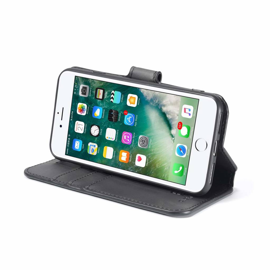 iPhone 7 / 8 Handyhülle mit Kartenhalter schwarz