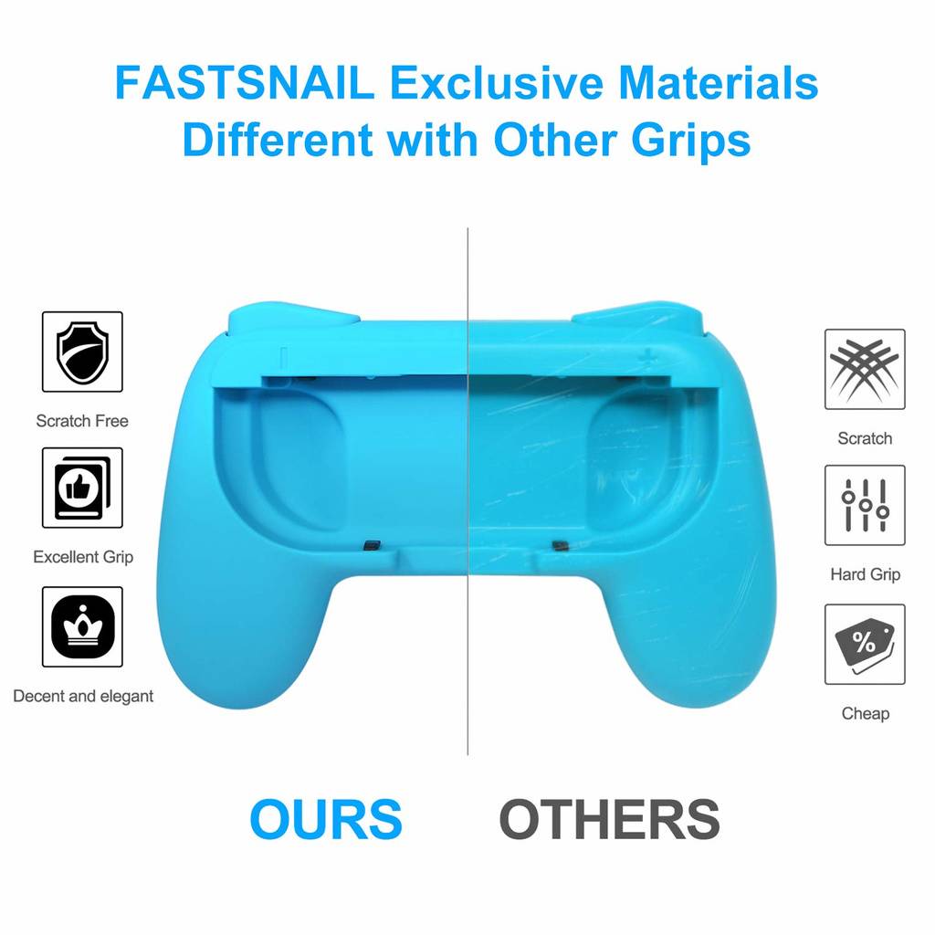 Nintendo Switch Joy-Con Controller Grip 2er-Pack Rot/Blau