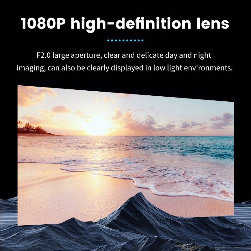 Schwarze A100+ Daumen-Action-Kamera Magnet-Kit - 1080P HD Pocket Vlog Cam