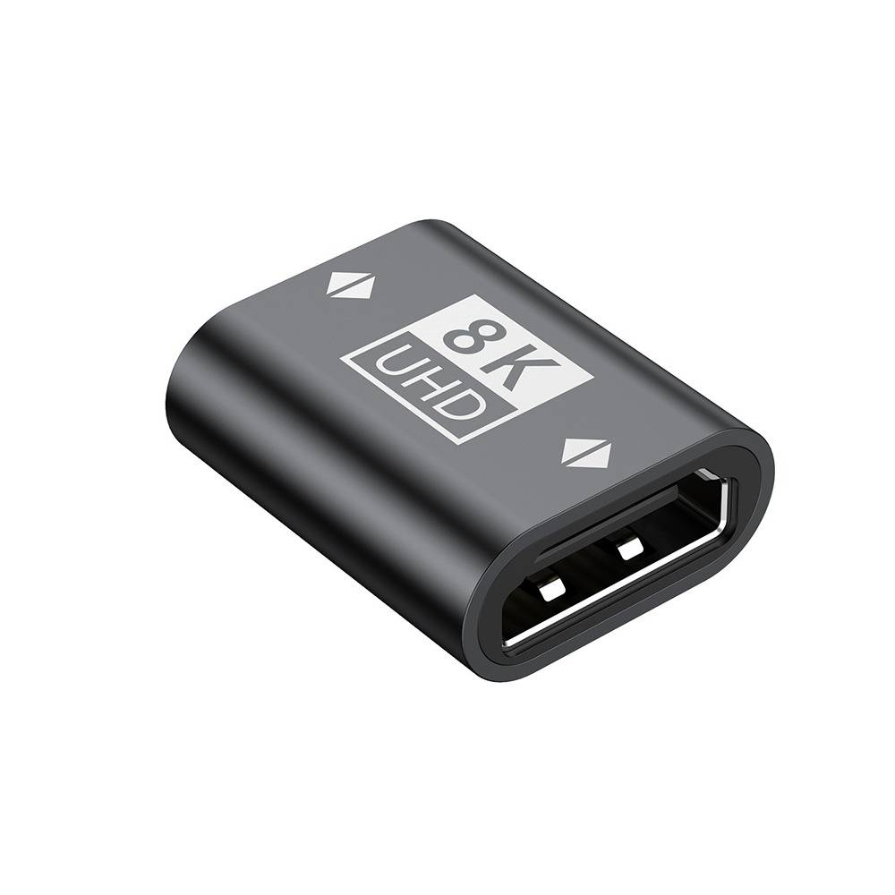 8K HDMI 2.1 Buchse-Buchse-Koppler - Schwarzer HDMI-Verlängerungsadapter Black