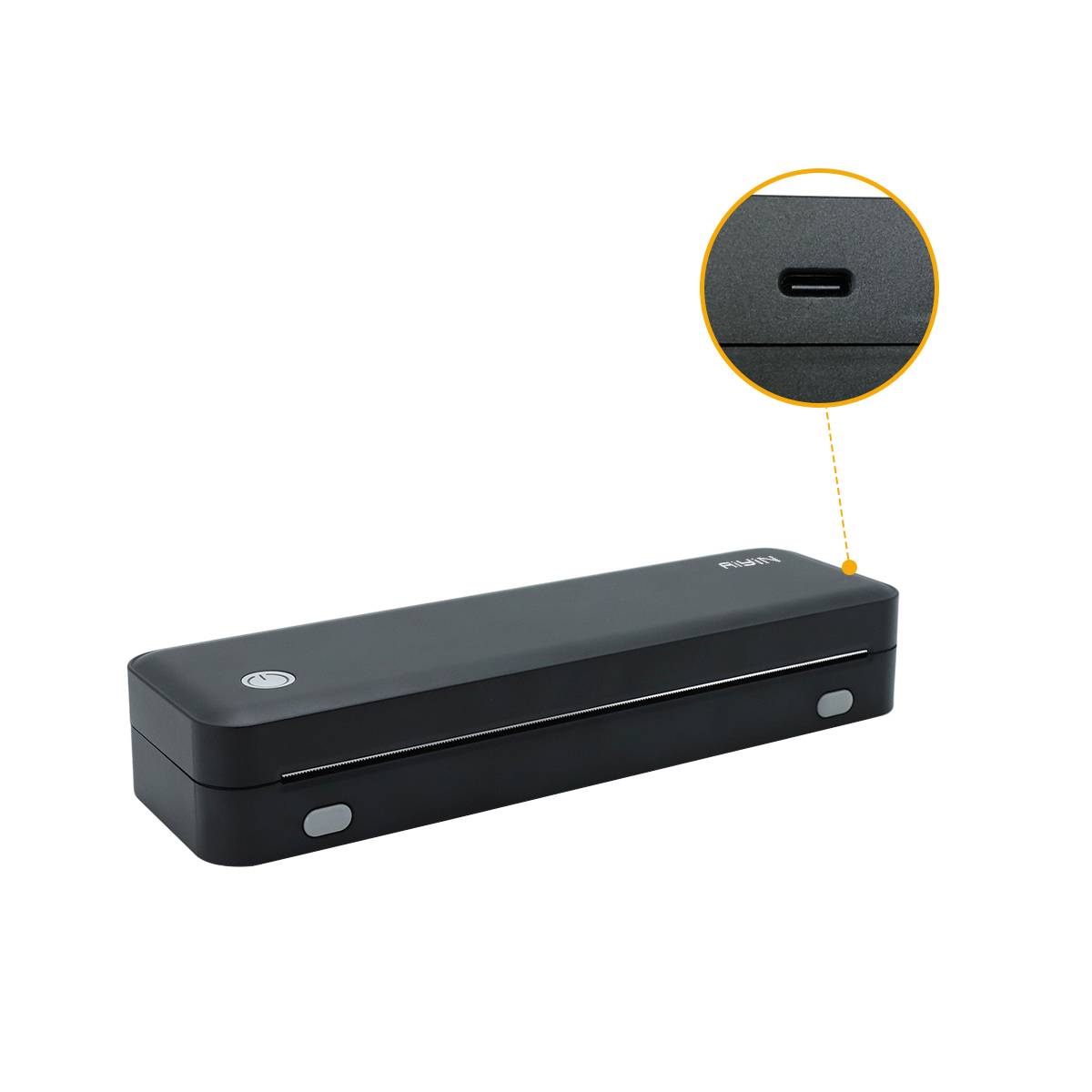 A4 Mini Tragbarer Thermodrucker – Bluetooth & USB-C, Tintenfreies Drucken