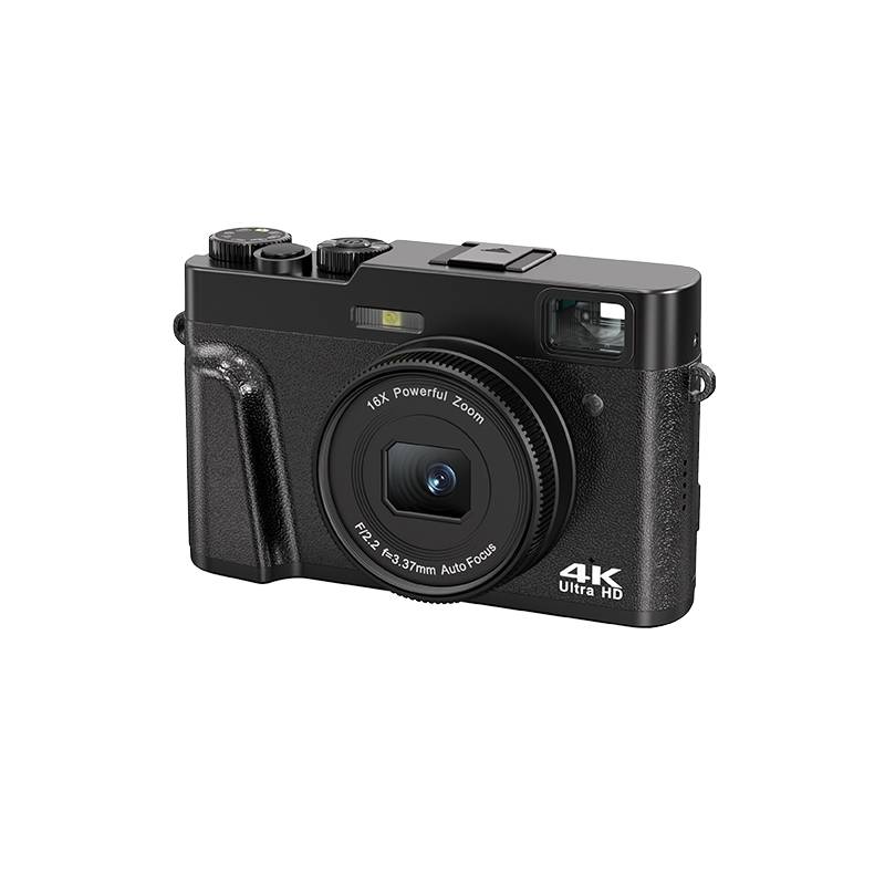 2,7K 48MP Digitalkamera mit 16-fachem Zoom und Blitzschuh