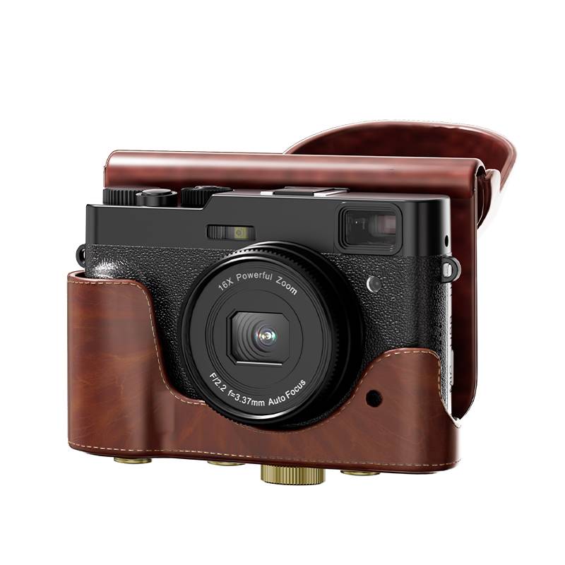 2,7K 48MP Digitalkamera mit 16-fachem Zoom und Blitzschuh