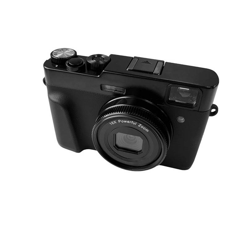 2,7K 48MP Digitalkamera mit 16-fachem Zoom und Blitzschuh