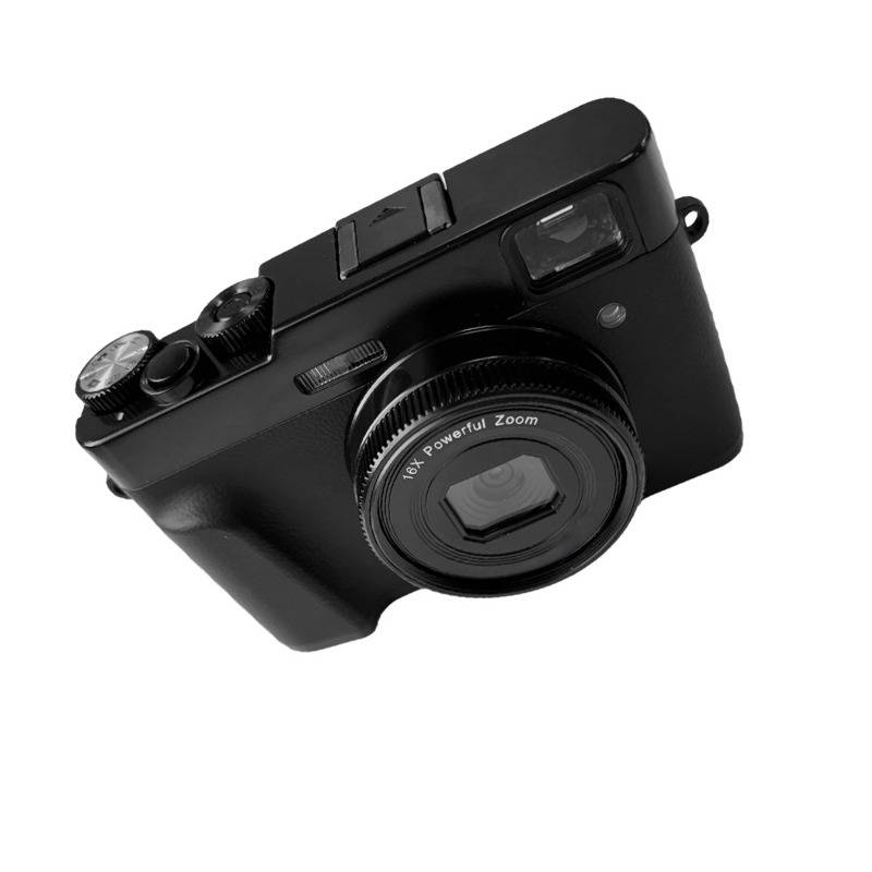 2,7K 48MP Digitalkamera mit 16-fachem Zoom und Blitzschuh