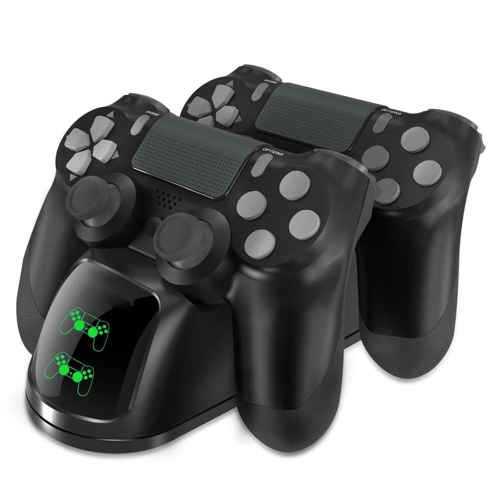 Doppelte Ladestation für zwei PS4/PS4 Slim/PS4 Pro-Controller