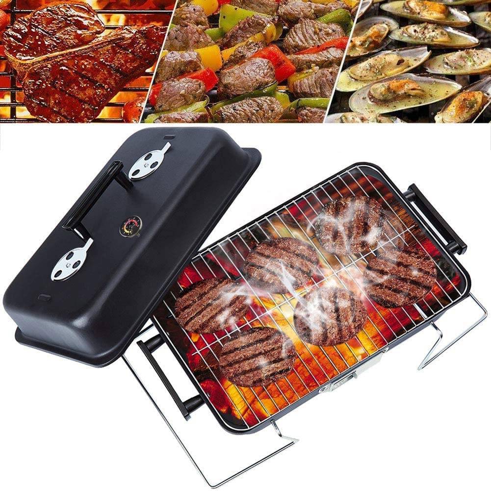 Analoges Bratthermometer für Grill, BBQ Koch-Thermometer, für BBQ Töpfe, Ø 6 cm