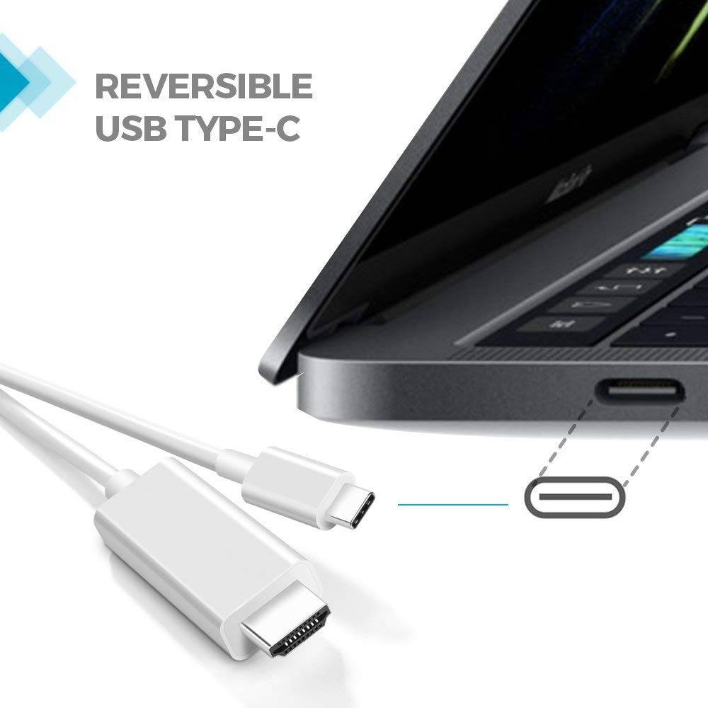USB-C zu HDMI Kabel 4K UHD, 4K UHD, 1080p Full HD, HDMI cable, 2 Meter