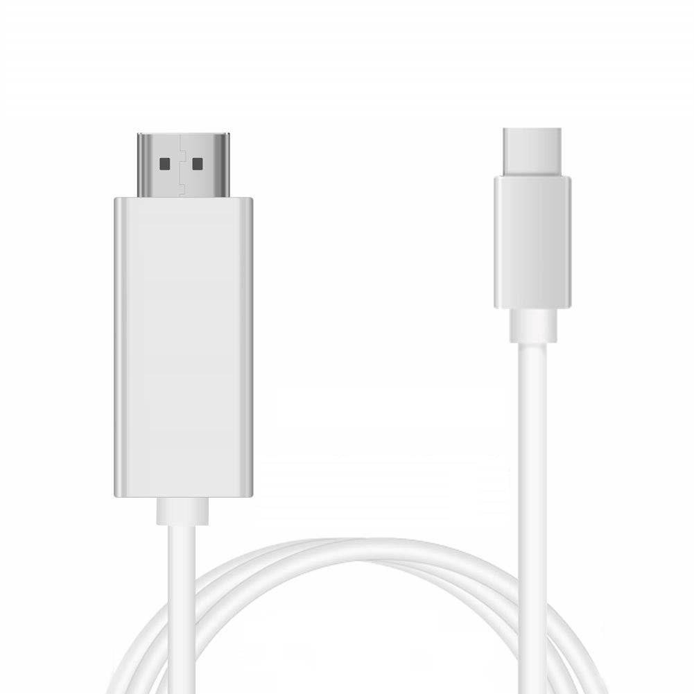USB-C auf HDMI Adapter Kabel, 4K UHD, 1080p FHD 2 Meter White