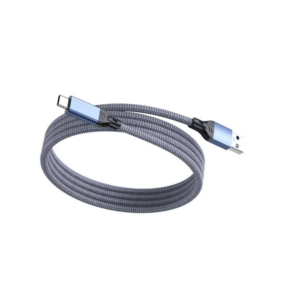 USB 3.2 Typ-C Kabel: 10 Gbit/s High-Speed-Daten & 60W Schnellladung Blue + Grey 5 m